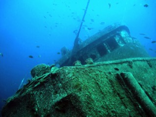The wreck of the Naranjito